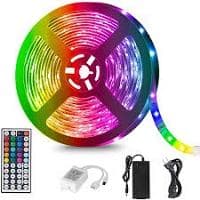 LED String Lights with Remote, 50' +