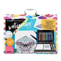 Watercolor Art Set (Paints, Brushes & Paper)